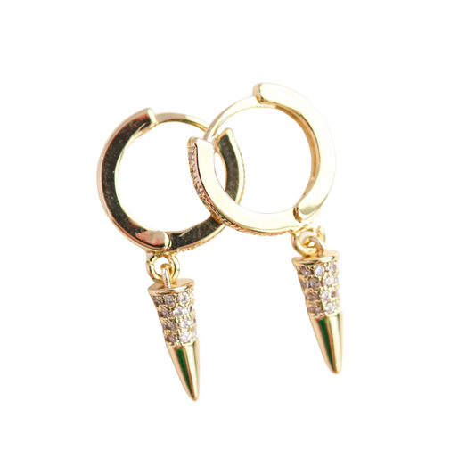 Gold Spike Mini Dangles