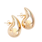 Gold Teardrop Studs