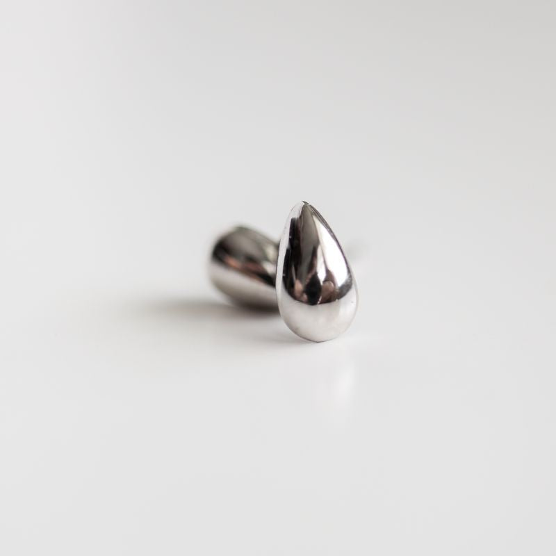 Piper Teardrop Stud- Silver